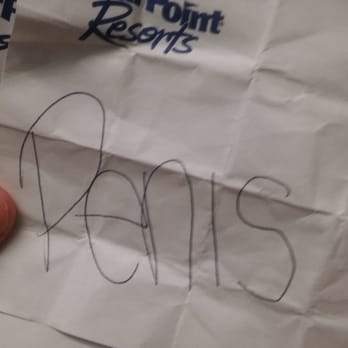Cedar Point's Express Hotel - Vulgar sticky notes on mirror & lamp after returning from putt-putt. Rude staff would not give refund, only offered diff room - Hotels Near Me - Sandusky, Ohio