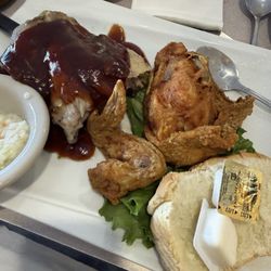Trucks Place Restaurant - 1/2 ribs 1/4 chicken Sunday special