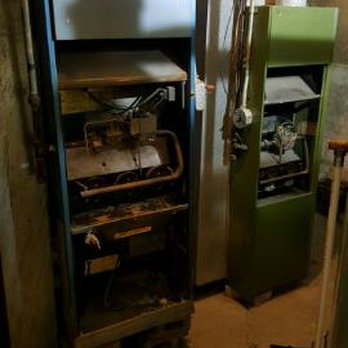 Ruffalo Heating Cooling and Hydronics - Before mid efficient furnace install - Heating & Air Conditioning/HVAC Near Me - Kenosha, Wisconsin