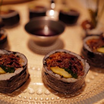 Super Peach - australian wagyu beef kimbap - Cocktail Bars Near Me - Los Angeles, California Super Peach - australian wagyu beef kimbap - Cocktail Bars Near Me - Los Angeles, California