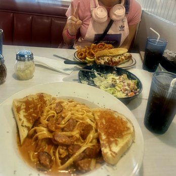 The Blue Skillet - The sauce on this pasta - Breakfast & Brunch Near Me - Las Vegas, Nevada