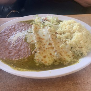 Guadalajara Restaurant - My Foancees Cheese Enchiladas With Rice And Beans. - Mexican Near Me - King City, California