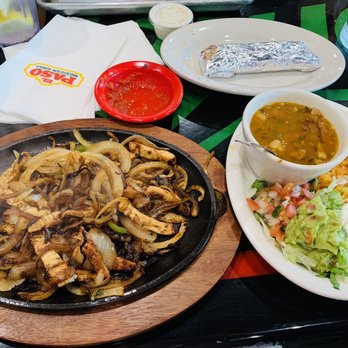 El Paso Mexican Grill - Lunch Special: Chicken Fajitas served w/ Charro Bean Soup, Rice, Tortillas & Toppings - Mexican Near Me - Kenner, Louisiana El Paso Mexican Grill - Lunch Special: Chicken Fajitas served w/ Charro Bean Soup, Rice, Tortillas & Toppings - Mexican Near Me - Kenner, Louisiana
