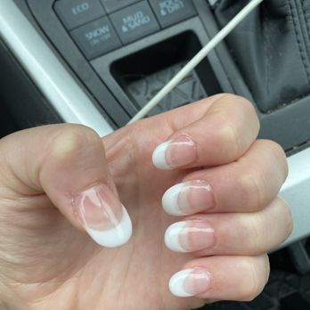 Ambiance Nail Spa - French manicure with light pink base. SNS with tips - Nail Salons Near Me - Cincinnati, Ohio Ambiance Nail Spa - French manicure with light pink base. SNS with tips - Nail Salons Near Me - Cincinnati, Ohio