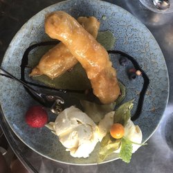 Marco Polo - Stekt banan ned vaniljeis