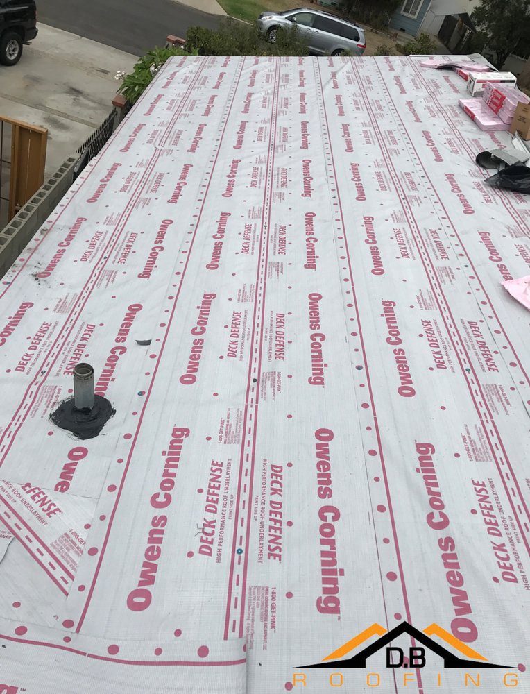 Slide of D.B Roofing