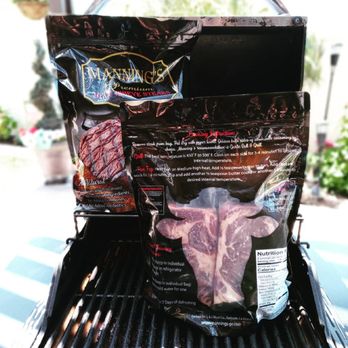 Manning's Meats - MANNING'S BAG OF STEAKS COME WITH
( 6 ) 10oz RIBEYE STEAKS - Meat Shops Near Me - Inglewood, California Manning's Meats - MANNING'S BAG OF STEAKS COME WITH
( 6 ) 10oz RIBEYE STEAKS - Meat Shops Near Me - Inglewood, California