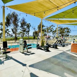 Newport-Mesa Family YMCA - Outdoor workout area.