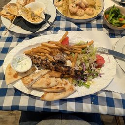 Chicken Souvlaki Platter
