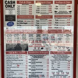 Pete's Fish & Chips - Menu 05.03.23