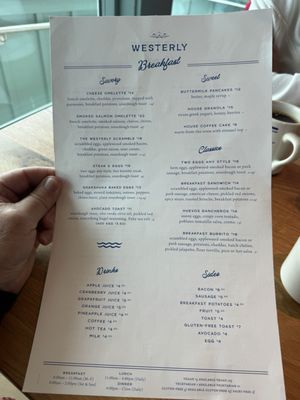 Menu photo 1 Westerly Pismo Beach, CA Menu photo 1 Westerly Pismo Beach, CA