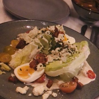 Quail + Crane - Wedge salad with bacon & egg - Breakfast & Brunch Near Me - San Francisco, California Quail + Crane - Wedge salad with bacon & egg - Breakfast & Brunch Near Me - San Francisco, California