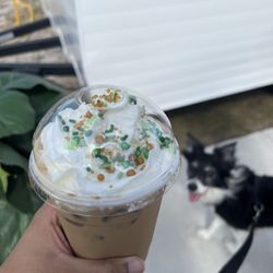 Sacred Grounds Coffee Trailer - Irish Cream iced latte