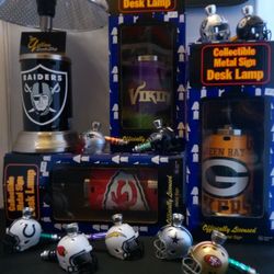 NFL lamps and pipes