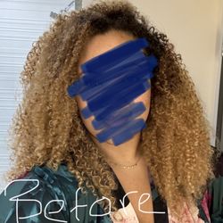 J Hollywood Salon - This is what my hair looked like before I went to J Hollywood.