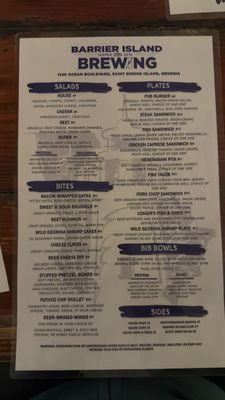 Menu photo 3 Barrier Island Brewing St Simons Island, GA Menu photo 3 Barrier Island Brewing St Simons Island, GA