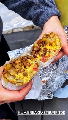 LA BREAKFAST BURRITOS by null