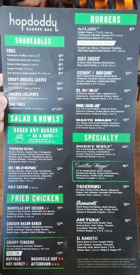 Menu photo 3 Hopdoddy Burger Bar McKinney, TX Menu photo 3 Hopdoddy Burger Bar McKinney, TX