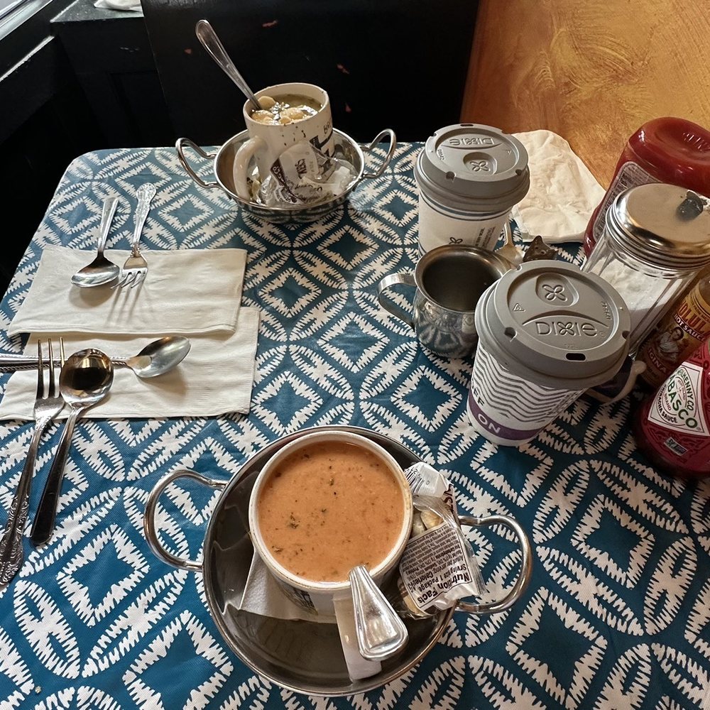 Scratch Kitchen & Catering - Roasted Garlic tomato Bisque and Italian Wedding Soup. - Breakfast & Brunch Near Me - Newport, Rhode Island Scratch Kitchen & Catering - Roasted Garlic tomato Bisque and Italian Wedding Soup. - Breakfast & Brunch Near Me - Newport, Rhode Island