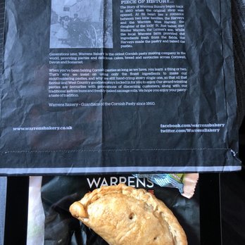Warrens The Bakers - Delicious Cornish Pasty from the oldest Cornish Pasty bakery in the world!! - Bakeries Near Me - Truro, CON Warrens The Bakers - Delicious Cornish Pasty from the oldest Cornish Pasty bakery in the world!! - Bakeries Near Me - Truro, CON