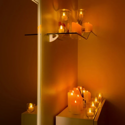 Antalee Wellness Spa - Massage Room mirror & candles