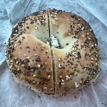 Jim's Bagel Loft - Everything bagel with scallion cream cheese - Bagels Near Me - Trenton, New Jersey Jim's Bagel Loft - Everything bagel with scallion cream cheese - Bagels Near Me - Trenton, New Jersey