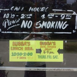 Bubba's Quick Stop - Hours