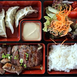 Benihana - Delicious bento box with lamb fillet