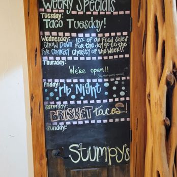 Stumpy's  Lakeside Grill - Specials - American Near Me - Granbury, Texas