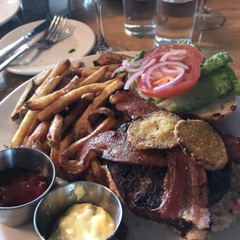 This Little Pig - Burger with fried pickles and pimento cheese - Pizza Near Me - Clarence, New York This Little Pig - Burger with fried pickles and pimento cheese - Pizza Near Me - Clarence, New York