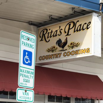Rita's Place - a sign for a country cooking restaurant - Southern Near Me - Mount Olive, North Carolina Rita's Place - a sign for a country cooking restaurant - Southern Near Me - Mount Olive, North Carolina