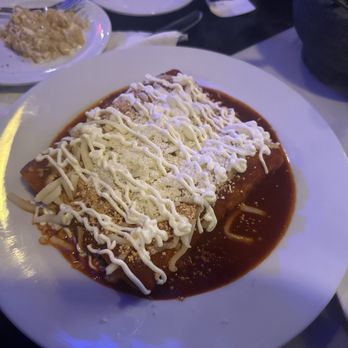 La Santa - Chicken enchiladas - Rojas rich flavor without the heaviness I expected - great meal - Seafood Near Me - Greer, South Carolina La Santa - Chicken enchiladas - Rojas rich flavor without the heaviness I expected - great meal - Seafood Near Me - Greer, South Carolina