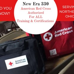 New Era 330 - All courses at New Era 330 are all American Red Cross authorized training and certifications.