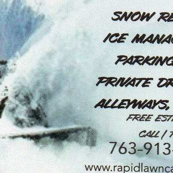Rapid Lawn Care - a man using a snow blower - Landscaping Near Me Rapid Lawn Care - a man using a snow blower - Landscaping Near Me