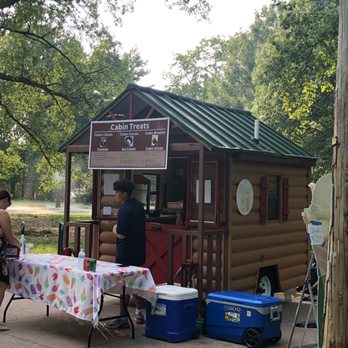 The Cookie Cabin Creamery - Food truck setup at Shakespeare in the park - Food Trucks Near Me The Cookie Cabin Creamery - Food truck setup at Shakespeare in the park - Food Trucks Near Me