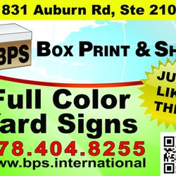 Box Print and Ship