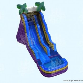 Sir Bounce Alot Amusement - Tropical Blast Slide
Wet or Dry usage
Splash pool and misting system. - Party Equipment Rentals Near Me - Louisa, Virginia Sir Bounce Alot Amusement - Tropical Blast Slide
Wet or Dry usage
Splash pool and misting system. - Party Equipment Rentals Near Me - Louisa, Virginia