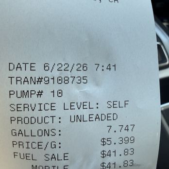 ARCO - $5.39 per gallon on 6/22/26 with Prime Discount - Gas Stations Near Me - West Sacramento, California