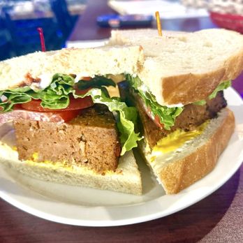 The Loose Wheel - Daily special Meatloaf Sandwich $16, was good but too thick, hard to eat. - Bars Near Me - Puyallup, Washington The Loose Wheel - Daily special Meatloaf Sandwich $16, was good but too thick, hard to eat. - Bars Near Me - Puyallup, Washington
