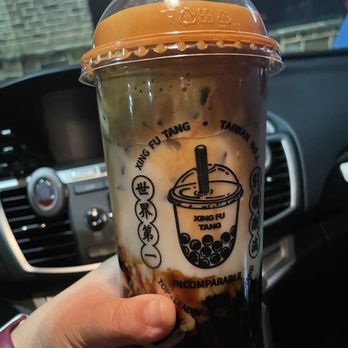 Xing Fu Tang - Brown sugar boba milk with dalgona coffee - Bubble Tea Near Me - Duluth, Georgia Xing Fu Tang - Brown sugar boba milk with dalgona coffee - Bubble Tea Near Me - Duluth, Georgia