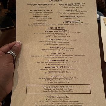 Tiffins Restaurant - Menu - New American Near Me - Lake Buena Vista, Florida Tiffins Restaurant - Menu - New American Near Me - Lake Buena Vista, Florida