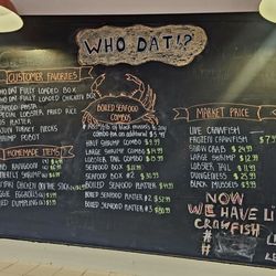 WhoDat Cajun Kitchen - Menu