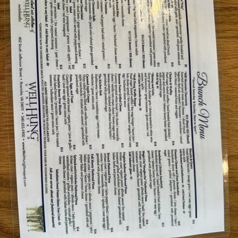 Well Hung Vineyard - Brunch menu - Wine Bars Near Me - Roanoke, Virginia