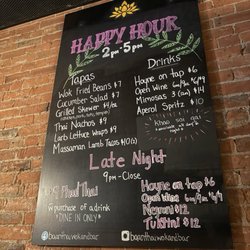 Baan Thai Restaurant - Happy Hour menu