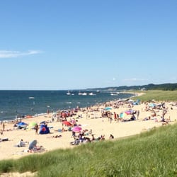 Saugatuck Public Beach - View from oval beach