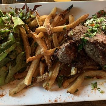 La Barrita Restobar - Steak with frites and salad. - Steakhouses Near Me - Baltimore, Maryland La Barrita Restobar - Steak with frites and salad. - Steakhouses Near Me - Baltimore, Maryland