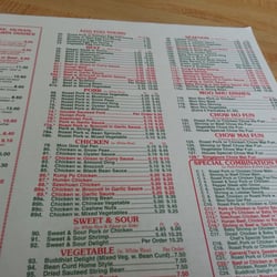 Yummy Yummy - Some of the menu