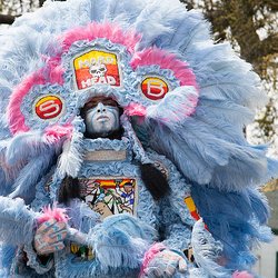 Mandela The Story Teller Tours - Mardi Gras Indians 250 year old Tradition.