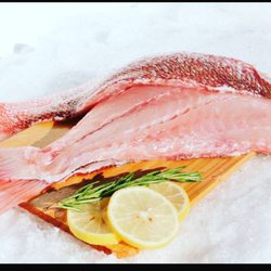 Reel 'Em In Fresh Seafood - Red snapper. We grilled ours and it was amazing!