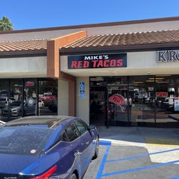 Exterior outside entrance of Mike's Red Tacos - Clairemont Mesa - Outside. - San Diego, California Exterior outside entrance of Mike's Red Tacos - Clairemont Mesa - Outside. - San Diego, California